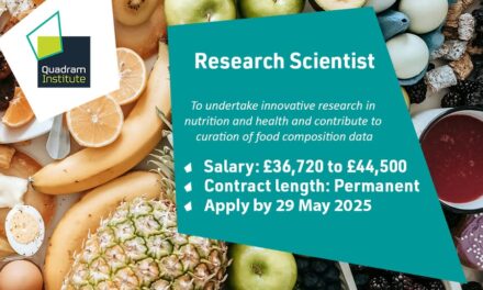 Vacancy for Research Scientist (Food & Nutrition)
